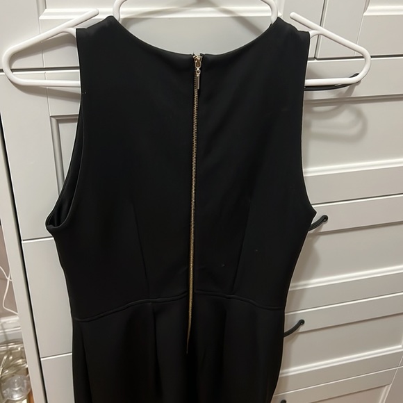 COCKTAIL BLACK SLIM DRESS - Picture 2 of 2